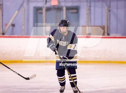 Thumbnail 1 in Notre Dame Academy vs Needham (Hingham Showcase) photogallery.