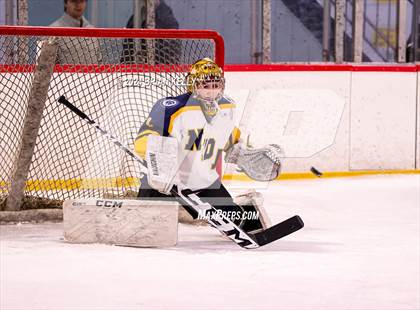 Thumbnail 1 in Notre Dame Academy vs Needham (Hingham Showcase) photogallery.