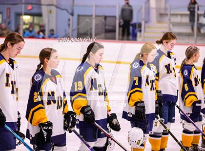 Thumbnail 2 in Notre Dame Academy vs Needham (Hingham Showcase) photogallery.