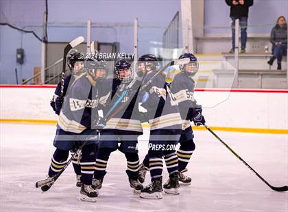 Thumbnail 2 in Notre Dame Academy vs Needham (Hingham Showcase) photogallery.