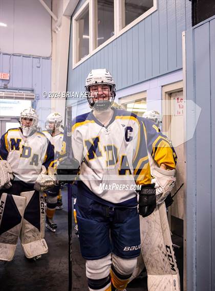 Thumbnail 3 in Notre Dame Academy vs Needham (Hingham Showcase) photogallery.