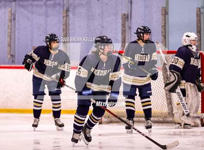 Thumbnail 1 in Notre Dame Academy vs Needham (Hingham Showcase) photogallery.