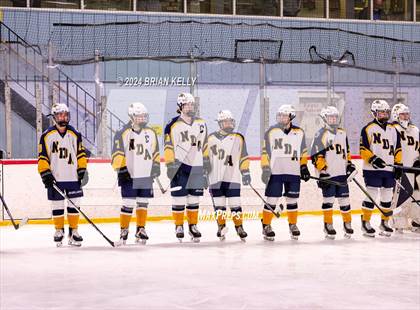 Thumbnail 1 in Notre Dame Academy vs Needham (Hingham Showcase) photogallery.