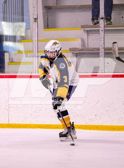 Thumbnail 2 in Notre Dame Academy vs Needham (Hingham Showcase) photogallery.