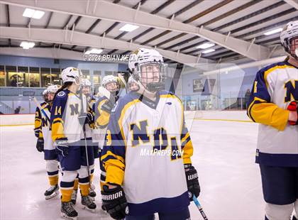 Thumbnail 1 in Notre Dame Academy vs Needham (Hingham Showcase) photogallery.