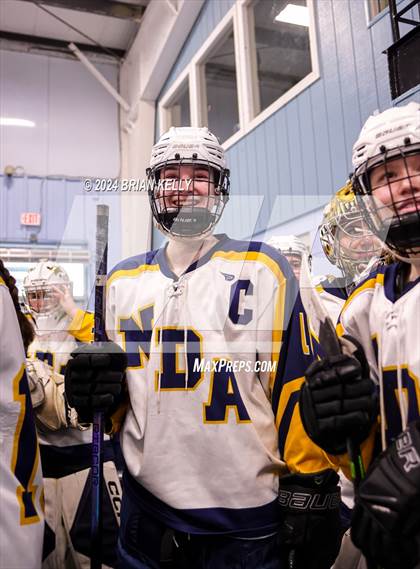 Thumbnail 1 in Notre Dame Academy vs Needham (Hingham Showcase) photogallery.