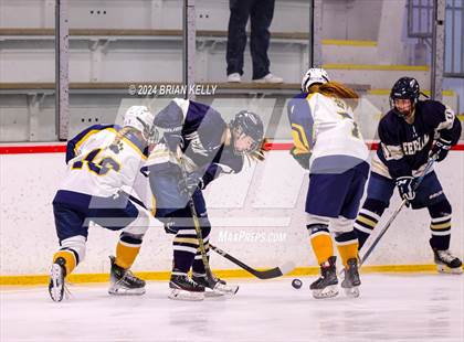 Thumbnail 2 in Notre Dame Academy vs Needham (Hingham Showcase) photogallery.