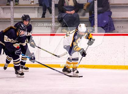 Thumbnail 3 in Notre Dame Academy vs Needham (Hingham Showcase) photogallery.