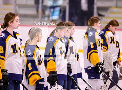 Thumbnail 3 in Notre Dame Academy vs Needham (Hingham Showcase) photogallery.