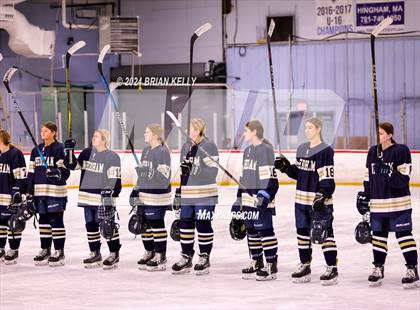 Thumbnail 1 in Notre Dame Academy vs Needham (Hingham Showcase) photogallery.