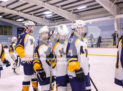 Thumbnail 3 in Notre Dame Academy vs Needham (Hingham Showcase) photogallery.