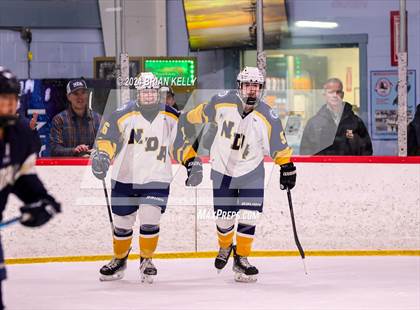 Thumbnail 1 in Notre Dame Academy vs Needham (Hingham Showcase) photogallery.