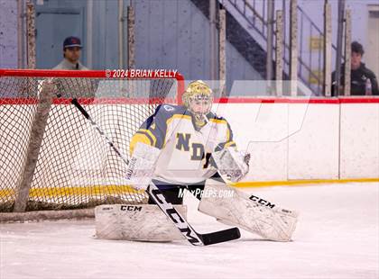 Thumbnail 1 in Notre Dame Academy vs Needham (Hingham Showcase) photogallery.