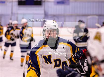 Thumbnail 2 in Notre Dame Academy vs Needham (Hingham Showcase) photogallery.