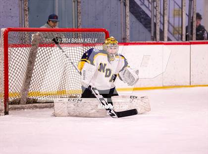 Thumbnail 2 in Notre Dame Academy vs Needham (Hingham Showcase) photogallery.