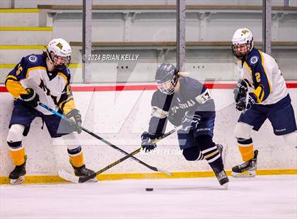 Thumbnail 2 in Notre Dame Academy vs Needham (Hingham Showcase) photogallery.