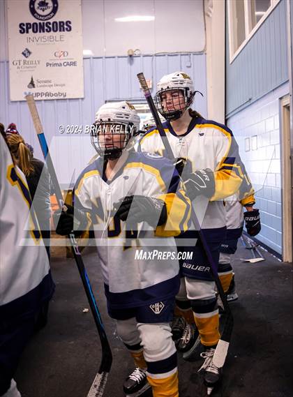 Thumbnail 3 in Notre Dame Academy vs Needham (Hingham Showcase) photogallery.