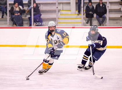 Thumbnail 2 in Notre Dame Academy vs Needham (Hingham Showcase) photogallery.