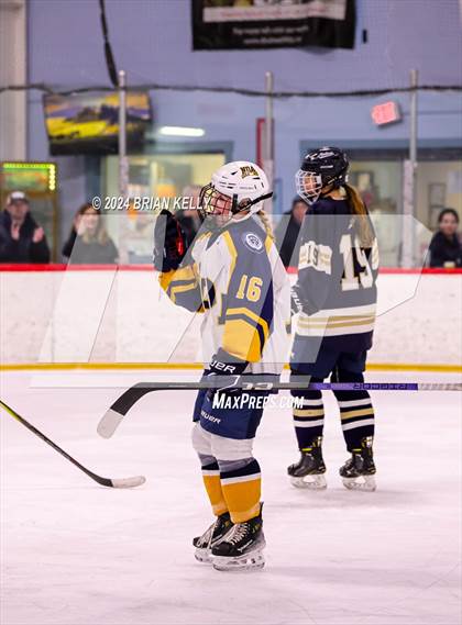 Thumbnail 2 in Notre Dame Academy vs Needham (Hingham Showcase) photogallery.