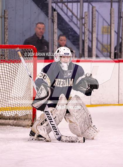 Thumbnail 3 in Notre Dame Academy vs Needham (Hingham Showcase) photogallery.