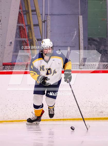 Thumbnail 1 in Notre Dame Academy vs Needham (Hingham Showcase) photogallery.