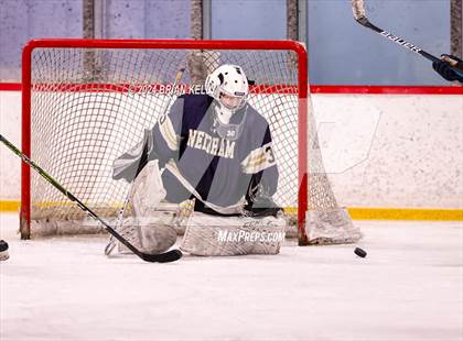 Thumbnail 3 in Notre Dame Academy vs Needham (Hingham Showcase) photogallery.
