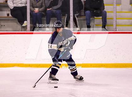 Thumbnail 2 in Notre Dame Academy vs Needham (Hingham Showcase) photogallery.
