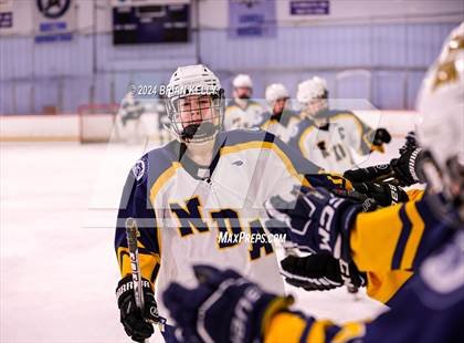 Thumbnail 1 in Notre Dame Academy vs Needham (Hingham Showcase) photogallery.
