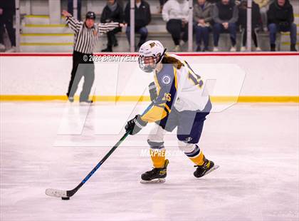 Thumbnail 3 in Notre Dame Academy vs Needham (Hingham Showcase) photogallery.