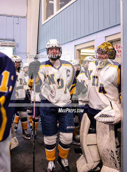 Thumbnail 1 in Notre Dame Academy vs Needham (Hingham Showcase) photogallery.