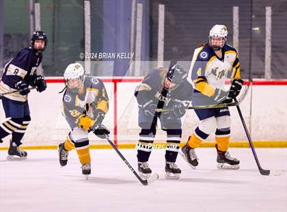Thumbnail 2 in Notre Dame Academy vs Needham (Hingham Showcase) photogallery.