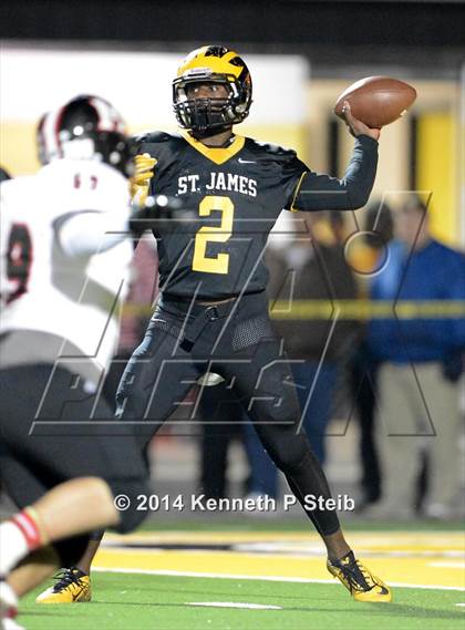 Thumbnail 2 in Many vs. St. James (LHSAA Class 2A Quarterfinal) photogallery.