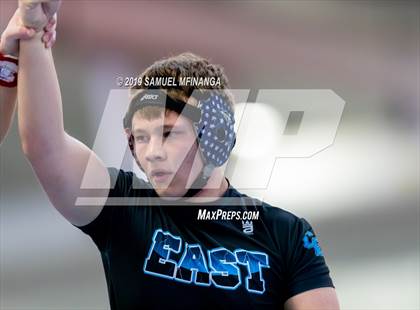 Thumbnail 3 in East vs. Lincoln Southwest (Flatwater Fracas Wrestling Tournament) photogallery.