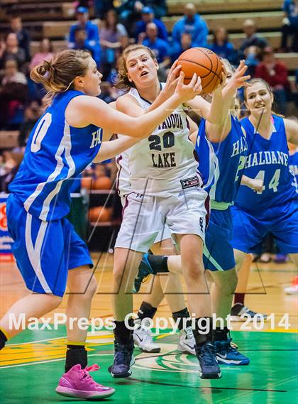 Thumbnail 2 in Haldane vs. Chautauqua Lake (NYSPHSAA Class C Semifinal) photogallery.