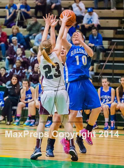 Thumbnail 2 in Haldane vs. Chautauqua Lake (NYSPHSAA Class C Semifinal) photogallery.