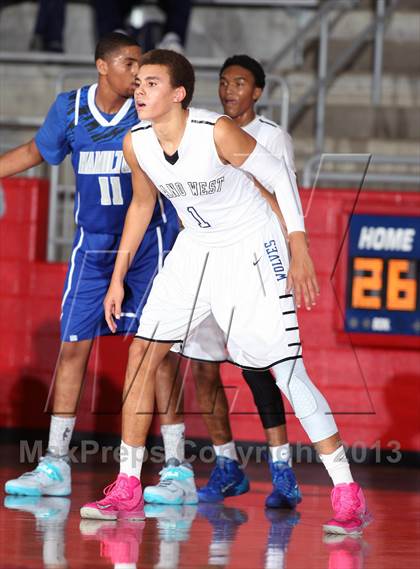 Thumbnail 3 in Plano West vs. Hamilton (Thanksgiving Hoopfest) photogallery.
