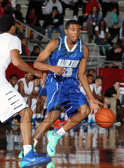 Thumbnail 3 in Plano West vs. Hamilton (Thanksgiving Hoopfest) photogallery.