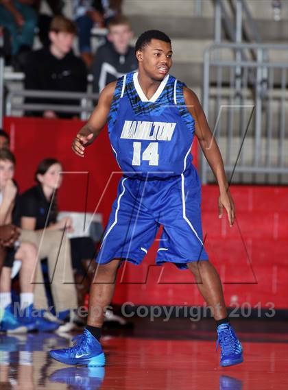 Thumbnail 1 in Plano West vs. Hamilton (Thanksgiving Hoopfest) photogallery.