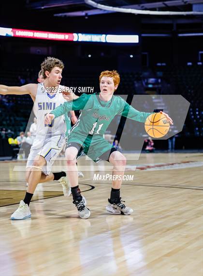 Thumbnail 2 in Sanford vs. Simla (CHSAA 2A Great ) photogallery.