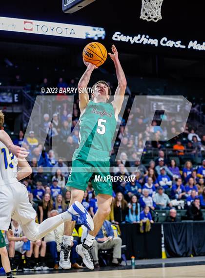 Thumbnail 2 in Sanford vs. Simla (CHSAA 2A Great ) photogallery.