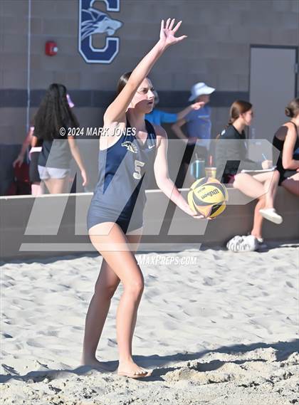 Thumbnail 1 in Fountain Hills vs. Rancho Solano Prep (AIA DII Pairs Round 1 Playoff) photogallery.
