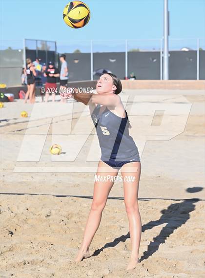 Thumbnail 3 in Fountain Hills vs. Rancho Solano Prep (AIA DII Pairs Round 1 Playoff) photogallery.