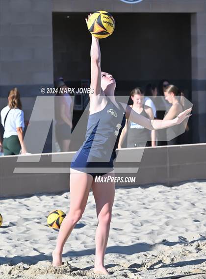 Thumbnail 1 in Fountain Hills vs. Rancho Solano Prep (AIA DII Pairs Round 1 Playoff) photogallery.