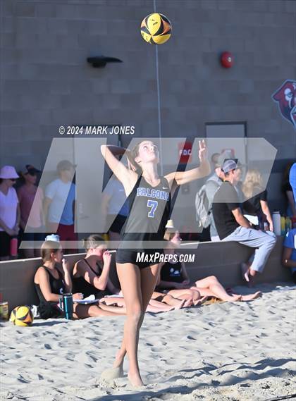 Thumbnail 2 in Fountain Hills vs. Rancho Solano Prep (AIA DII Pairs Round 1 Playoff) photogallery.
