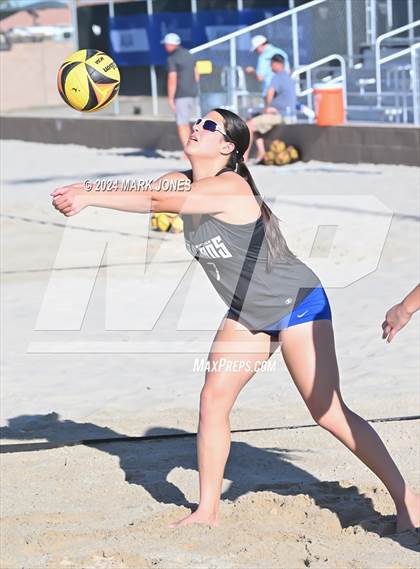 Thumbnail 3 in Fountain Hills vs. Rancho Solano Prep (AIA DII Pairs Round 1 Playoff) photogallery.