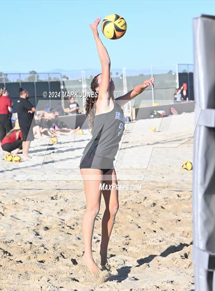 Thumbnail 2 in Fountain Hills vs. Rancho Solano Prep (AIA DII Pairs Round 1 Playoff) photogallery.