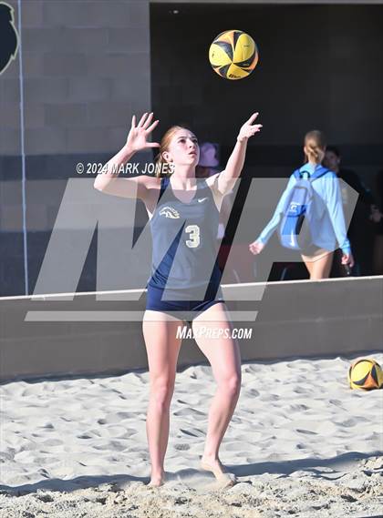 Thumbnail 3 in Fountain Hills vs. Rancho Solano Prep (AIA DII Pairs Round 1 Playoff) photogallery.