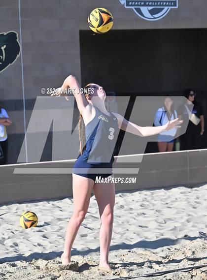 Thumbnail 2 in Fountain Hills vs. Rancho Solano Prep (AIA DII Pairs Round 1 Playoff) photogallery.