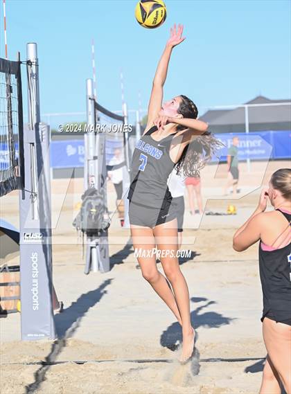 Thumbnail 3 in Fountain Hills vs. Rancho Solano Prep (AIA DII Pairs Round 1 Playoff) photogallery.