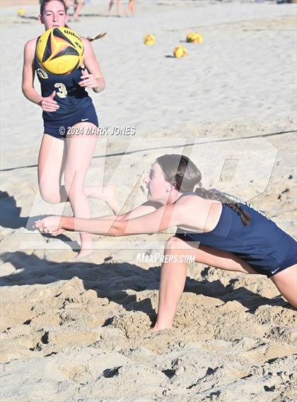 Thumbnail 1 in Fountain Hills vs. Rancho Solano Prep (AIA DII Pairs Round 1 Playoff) photogallery.